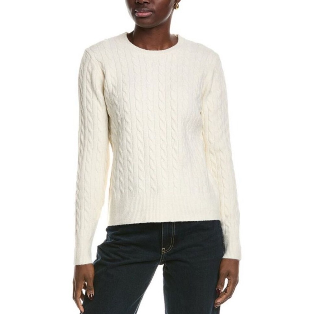 My Pal Brooks Brothers White Knit Sweater